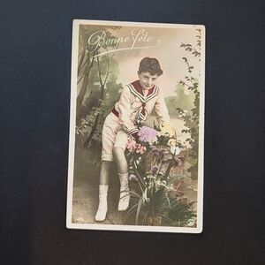 10/$25 Vintage Postmarked Birthday Postcard Ephemera, Happy Mail, Gallery Wall